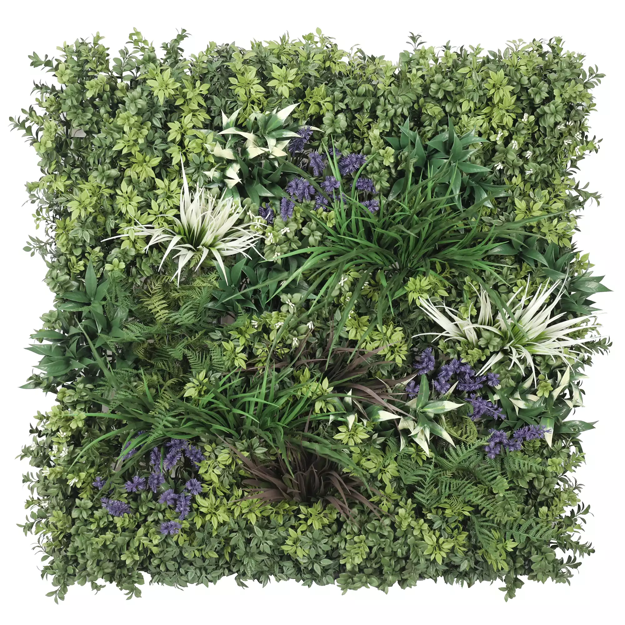 image of Calico Greens artificial green wall panels Burgundy A