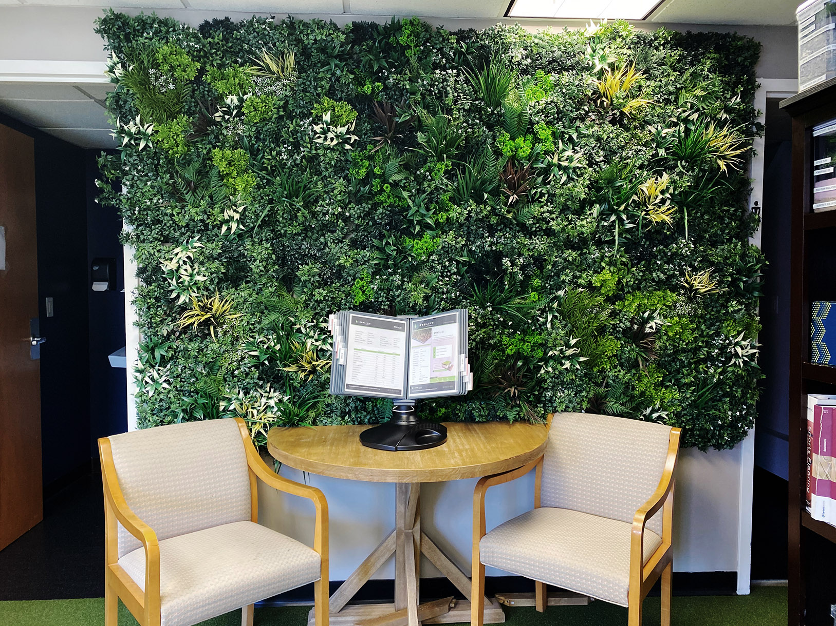Residential artificial living wall